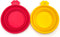 Large Collapsible Dog Cat Bowl Travel Water Food Bowls, 2 Pack Portable Foldable Pet Bowl for Walking Parking Outdoors Traveling...