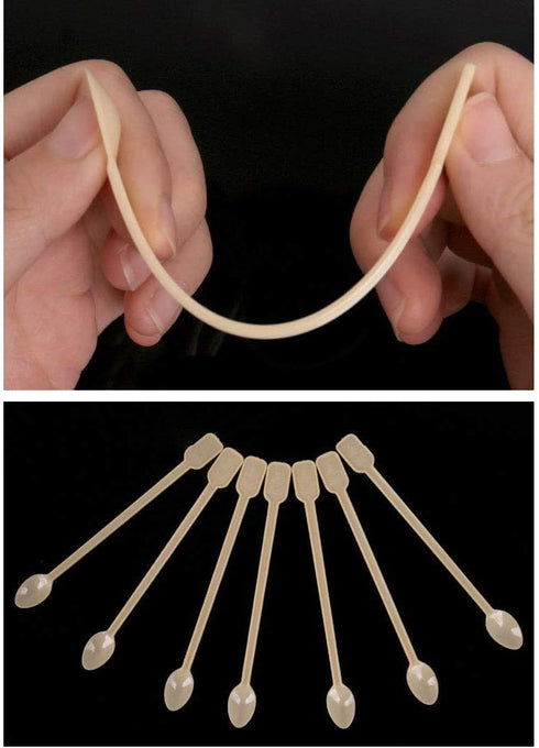 500 Pcs Plastic Coffee Tea Stirrer Spoon Disposable Spoons Stir Stirrer Mini Stir Swizzle Sticks Plastic Food Grade Coffee Stirrers Tea Spoons Sou...