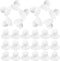 Chef Suit Buttons 100 Pcs Ball Plastic Buttons Chef Coat Stud Button Round Movable Jacket Chef Button for Chef Coat Uniform Jackets White Plastic ...