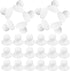 Chef Suit Buttons 100 Pcs Ball Plastic Buttons Chef Coat Stud Button Round Movable Jacket Chef Button for Chef Coat Uniform Jackets White Plastic ...