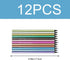 12 Pack Metallic Colouring Pencils Colour Therapy Metallic Pencils Black Wooden Colour Drawing Pencils for Adult Kids Beginner Artist Painting...