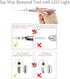 Ear Pick?Ear Wax Removal Tool?LED Lights Ear Cleaning Kit?Updated Version?Non-Slip?Soft Safety Spoon Head?Replaceable and Easy to Clean?Safe Mater...