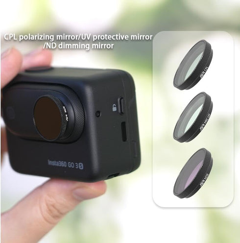 Filter/Lens Filter Set for Insta360 GO 3S,Waterproof Stain-proof (CPL)...