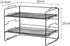 Multipurpose Desk Organizer Shelf - Space-Saving Mesh Desktop Rack, Stackable Supplies Storage for Office Accessories, Letter & Paper Tray Organiz...