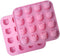 Silicone Chocolate Mold, Silicone Candy Jelly Ice soap Molds Cake Baking Mold of 16-Cavity Cute Animal'Different Face Piggy (2 Sets)...