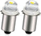 Ruiandsion 2pcs P13.5S LED Bulb 3-18V COB 0.5W 3V 4.5V 6V 9V 18V Upgrade for Flashlight Torch Work Lights,White...