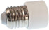 E-Simpo 2pcs E26 E27 Screw Lamp Socket to Outlet Adapter, Lampholder Outlet Adapter, Edison Screw Light Socket Bulb Holder to US/EU Plug Adapter w...