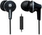 Panasonic ErgoFit Wired Earbuds, In-Ear Headphones with Microphone and Call Controller, Ergonomic Custom-Fit Earpieces (S/M/L), 3.5mm Jack for Pho...