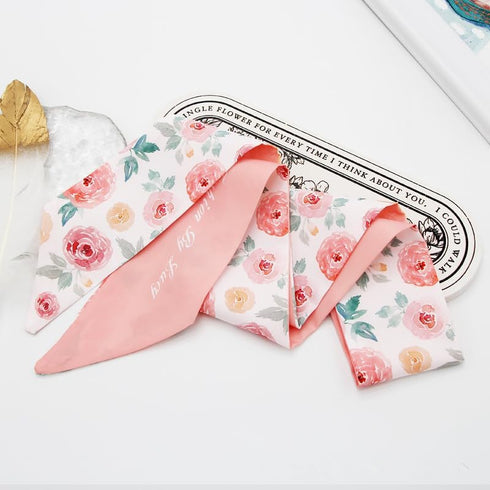 4 Pack Purse Scarf for Bags Silk Head Scarf for Hair Handbag Women Scarfs Band Hair Neck Scarves Fashion Gifts,108-1...