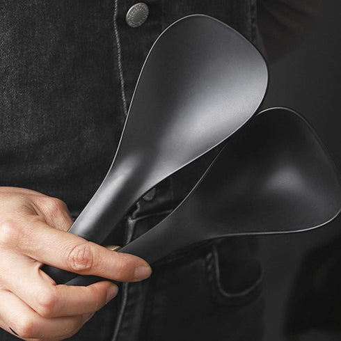 2pcs Rice Paddle Spoon Soup Spoon Cooking Utensil Rice Scooper Non- stick - Works for Rice Mashed Potato or more...