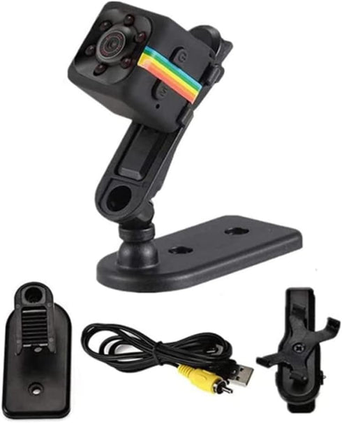 Webcam Mini Camera SQ11 HD Camcorder SQ8 SQ9 Upgrade Night Vision Mini Cam 1080P Sports Mini DV Voice Video Recorder(Black)...