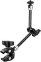 Magic Arm Camera Mount 11inches with Super Clamp,Articulating Arm Load Capacity 6lbs,Camera Mounts & Clamps with 1/4" and 3/8" Threads for LCD Mon...