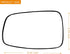 Mirror Glass Compatible with 2013-2018 Nissan Altima Sedan with Backing Plate Passenger Right Side...