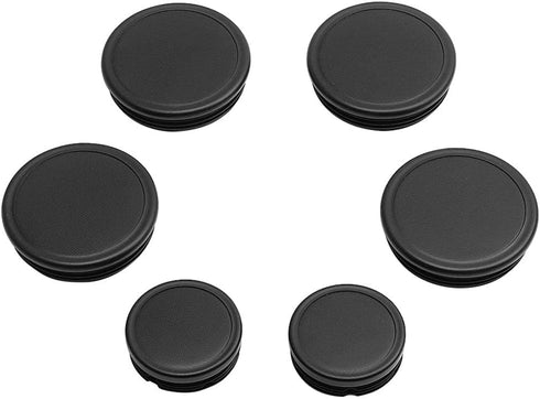 RDBS 6PCS Frame Tube Hole Plugs for 2001-2019 GMC Sierra and Chevrolet Silverado 2500HD Rear Wheel Well and Cab Frame Holes...