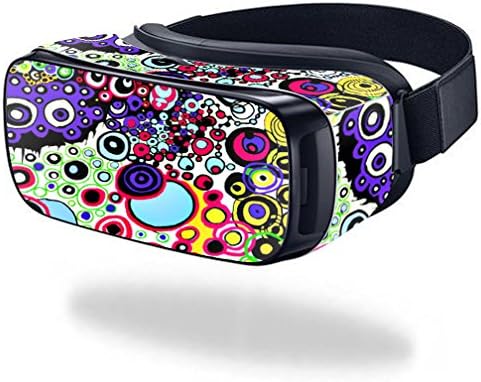 MightySkins Skin Compatible with Samsung Gear VR (Original) Cover wrap Sticker Skins Circle Explosion...