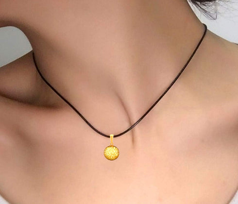 50 Pieces 1.5mm Brown Waxed Necklace Cord with Gold Chain Lobster Clasp for Bracelet Necklace and Jewelry Making...