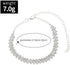 Pingyongchang Heart Rhinestone Ankle Bracelets for Women, Adjustable Silver Shiny Tennis Anklets,Stretch Love Twinkle Cubic Zircon Diamond Anklet ...