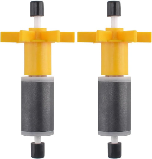 ?2PC? Suitable for SUNSUNSUN Fish Tank Filter Water Pump (HW303A/HW303B) Replacement Impeller Rotor and Bearing Replacement Parts...
