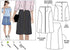Style Arc Sewing Pattern - Goldie Woven Skirt (Sizes 18-30)...