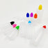 100MLx20 LDPE Plastic Dropper Bottles Empty Squeeze Liquid Eye Dripper Containers with Child Resistant Cap (Bottles + Mixing Color Caps + Tips+lab...