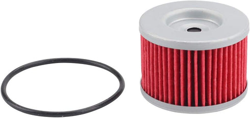 112 HF112 Oil Filter w Cover O-Rings Replacement for KLX110 KLX140 KX450F CRF250L CRF250M CBR250R CBR300R CB300F XR650L XR250 XR400R (Pack of 2)...