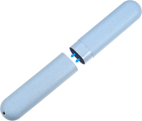 VOCOSTE 2pcs, Traveling Toothbrush Holders Case, PP Toothbrush Case for Travel Business, Blue, 8.07''x1.22''x0.83''...