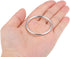 uxcell O Ring Buckle 35mm(1.4") ID 3mm Thickness Zinc Alloy O-Rings for Hardware Bags Belts Craft DIY Accessories, Silver Tone 10pcs...