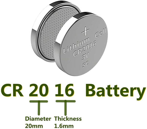 3 Volt CR2016 2016 Lithium Battery -50PCS...