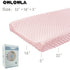 Owlowla Changing Pad Cover,Soft Minky Dots Changing Table Sheets for Baby Boy and Girl 2Pack (Pink&Cream)...