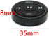Wireless Bluetooth Media Button Remote Selfie Music Control Start Siri for iPhone Apply to Car Motorcycle Steering Wheel with Blue Button Light,Co...