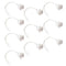 10PCS LED Halogen Ceramic Cable Connector Base Socket Adaptor G4 Lamp Socket 10cm White Silicone Lamp Head Cord for Pendant Wall Lamp Landscape La...