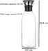 Karafu Glass Carafe with Lid, 50 Ounces Borosilicate Glass Pitcher for Hot/Cold Water, Ice Tea and Juice Beverage...