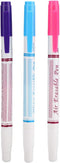 3Pcs Fabric Marker Pen, Double Head Water Erasable Pen for Sewing Art DIY Tracing Embroidery Supplies...