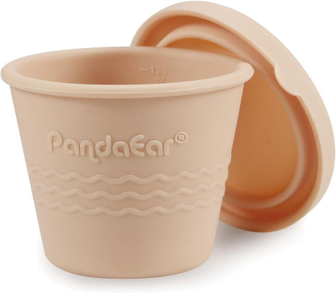 PandaEar 12 Pack Silicone Baby Food Storage Containers, 4 oz Reusable Small Snack Containers Freezer Storage with Airtight Lids Leak Proof for Inf...