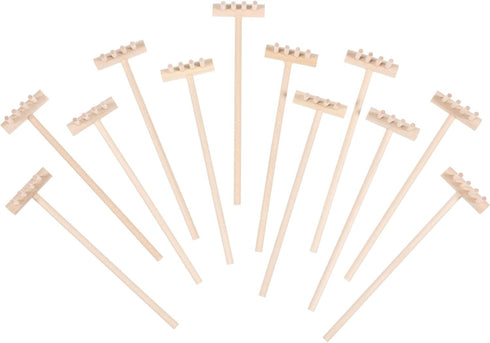 Mini Zen Garden Rake Tools, 12PCS Zen Garden Bamboo Sand Rake Set, Meditation and Zen Garden Accessories for Tabletop Decor...