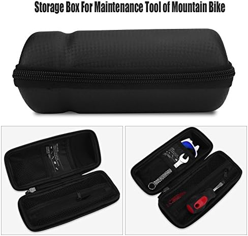 Zip Case Tool Bag, Waterproof Lightweight Bike Repair Tool Capsule Water Bottle Tool Storage Bag Case for Mountain Road Bikes...