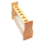 Chiloskit 0.7" (18mm) Holes Wood Wooden Test Tube Rack Holder Stand for API 10ml 25ml Test Tubes Lab Tube Racks Pen Holder (10ml 6Slots)...