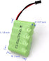 6V aa Battery Pack,Upgrade 2400mAh Rechargeable Batteries Pack,Ni NH Battery with Charge Cable,SM 2P Plug for RC Truck Cars...