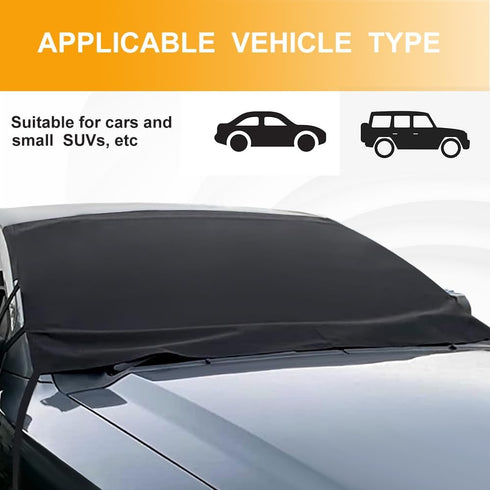 Car Windshield Sun Shade, Car Window Shades, Sun Visor Front Windshield Sunshade with Side Mirror Covers, Car Exterior Accessories Front Windshiel...