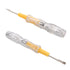 Fielect 2Pcs Voltage Tester Screwdriver, Contact Voltage Tester Pen Light Circuit Tester Voltage Detecter Pen Electric Test Pen Screwdriver 3.5mm ...