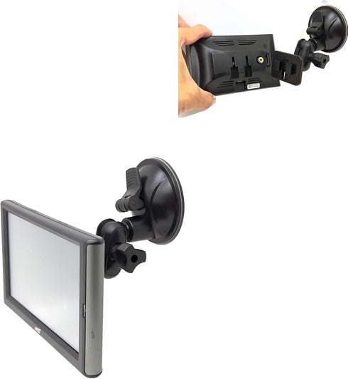 Enhancd Strong Car Windshield Suction Cup Mount for Edge CS and CTS Evolution w/Dual Ball Socket Adapter to Allow Best Viewing Position...