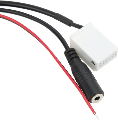 Audio Cable, Bluetooth AUX Music Interface Adapter Audio Cable Qiilu Bluetooth Aux in Cable with Microphone Replacement for Benz W169 W245 W203 W2...