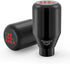 (Black) 6 Speed Weighted Manual Universal Automatic Gear Shifter Shift Knobs Lever with 4 Adapters Fit Compatible with Manual Cars Most Automatic ...