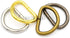 CRAFTMEMORE D-Ring Findings 5/8, 3/4 & 1 Inch Metal Non Welded D Rings for Belts Bags Lanyard Leathercraft Avail 4 Colors (3/4" x 20 Pack, Gunmeta...