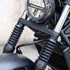 Motorcycle Fork Boots, 1 Pair Black Motorcycle Front Fork Tubes Boots Rubber Sleeve Shock Cover for ATV Dirt Bike, Length: 9", Inner Diameter: 1.5...
