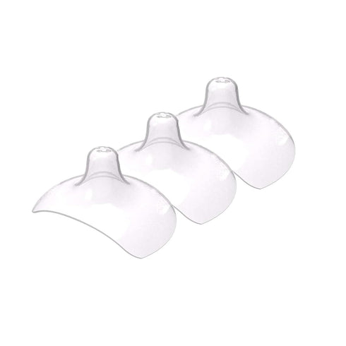 purifyou Nipple Shields for Nursing Breastfeeding Newborn, 24mm / 20mm / 18mm / 16mm, Set of 3 Silicone Nipple Shield with Free Case Latch Assist ...