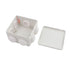 YXQ Electrical Junction Box Waterproof Outdoor Enclosure Squre Power Wire Hole with Cover Dustproof DIY Case ABS White(3.3" x 3.3" x 2")...