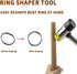 Jewelers Rubber Hammer Mallet with Wood Ring Mandrel Sizer Sizing Adjuster Ring Shaper Repair Tools Jewelry Making Kit...