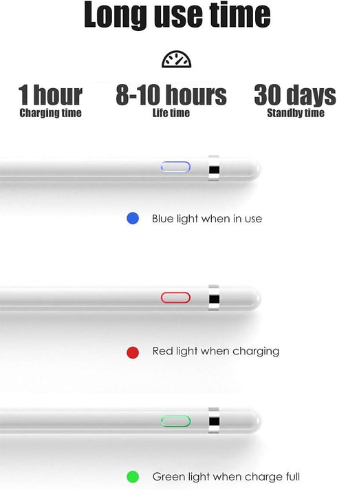 2023 Upgraded Active Stylus Pens for Touch Screens, Stylus Pencil Compatible for Apple,Capacitive Pencil for Kid Drawing, Writing,High Sensitivity...