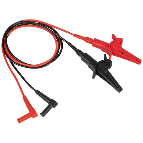 Klein Tools 69381 Alligator Clip Test Leads, Heavy-Duty Replacement Meter Leads, for All Meters Using Banana Plug Meter Leads, 3-Foot...